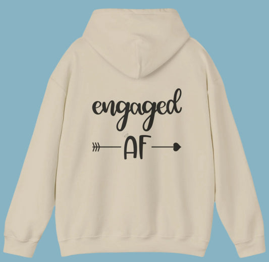 Hoodie, Engaged, Hooded Sweatshirt