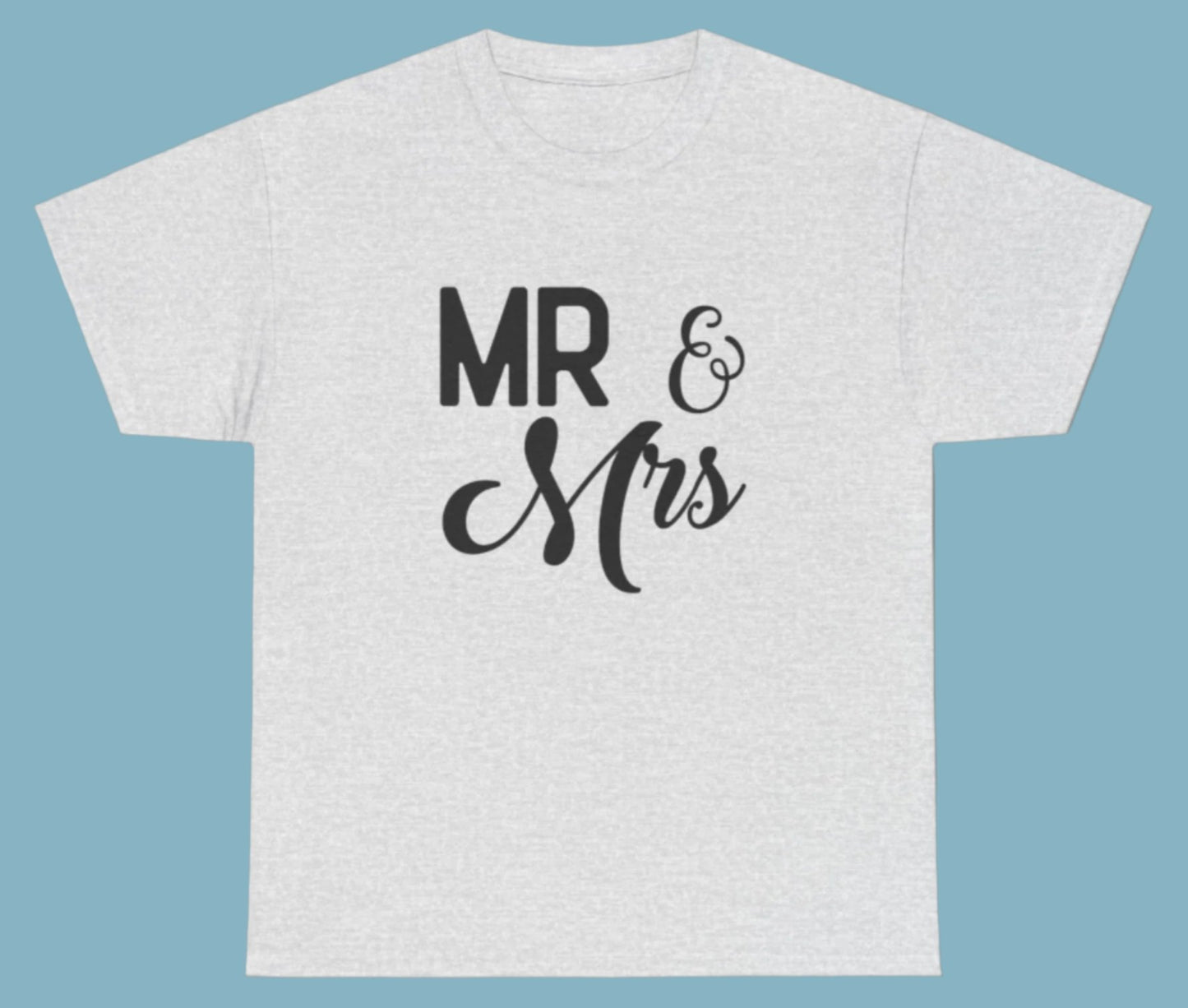 T-shirt, Mr. & Mrs., Cotton Tee