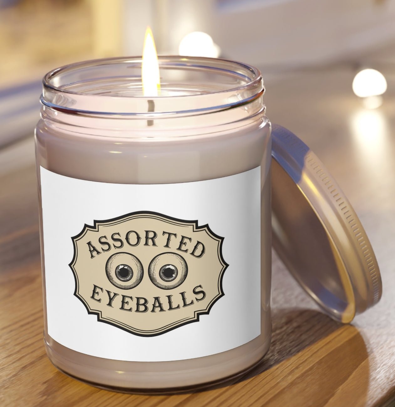 Candle, Jar, Assorted Eyeballs, Scented, Set
