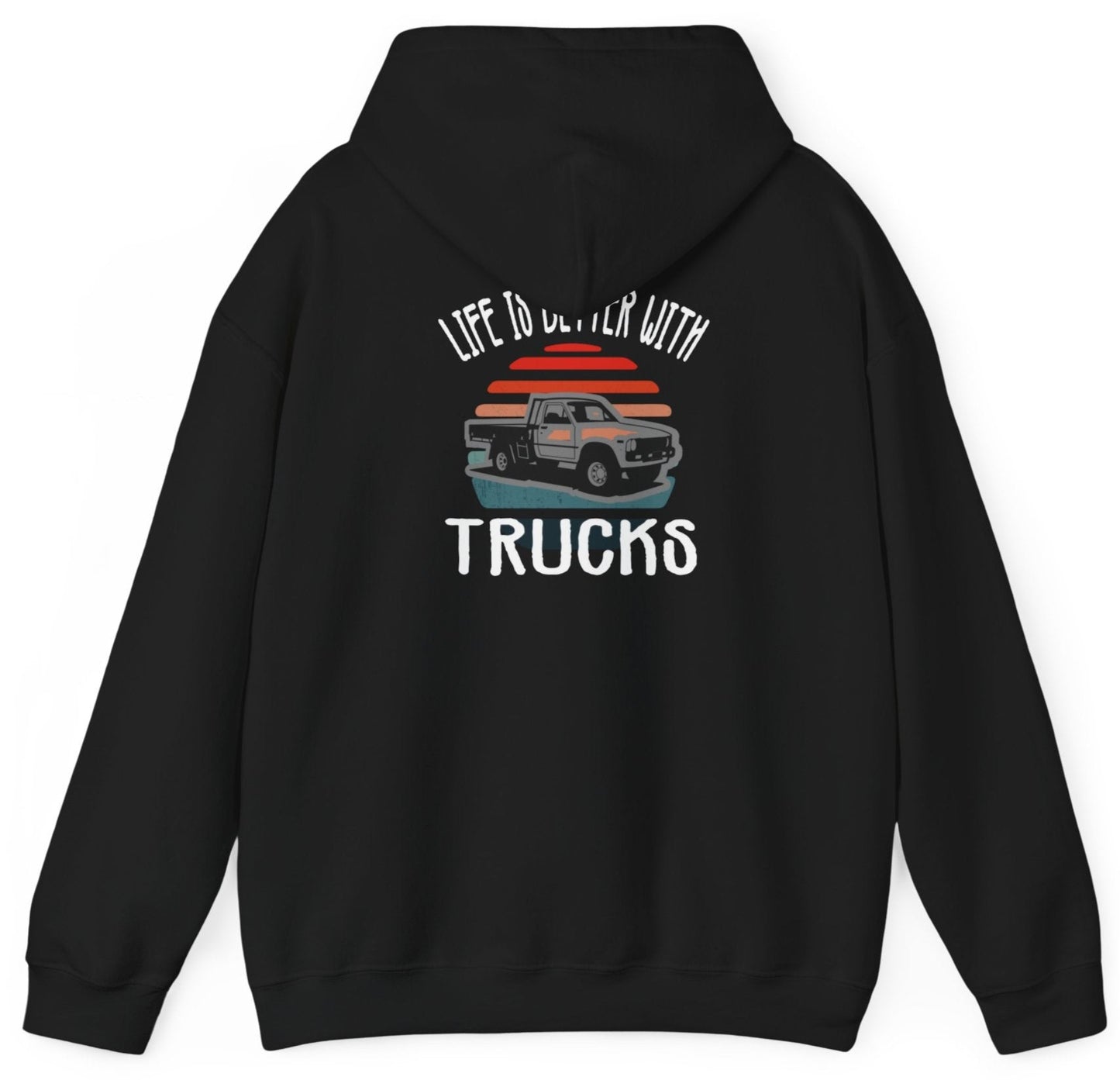Hoodie, Truck, Hooded Sweatshirt