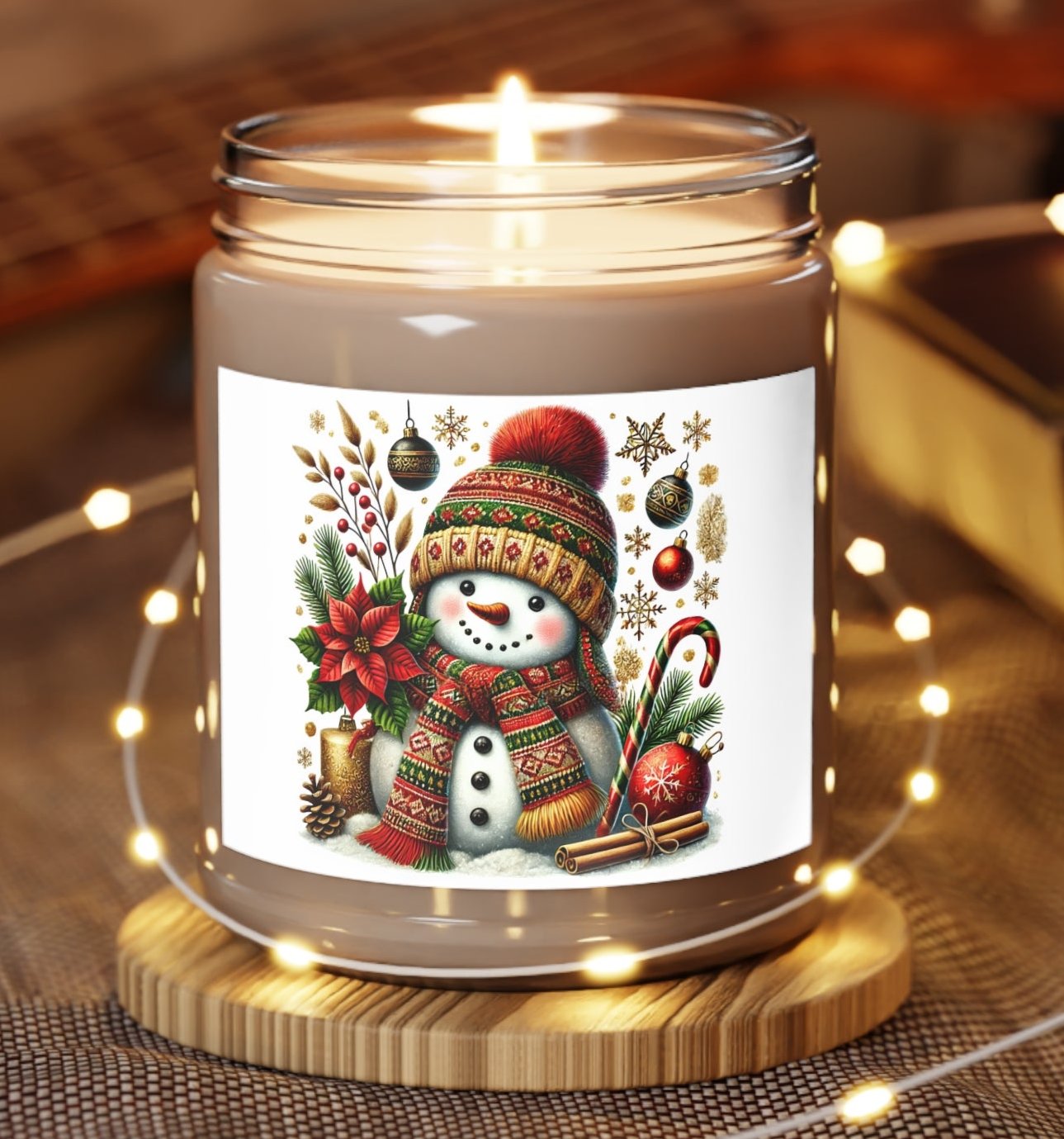 Candle, Jar, Christmas, Winter, Scented