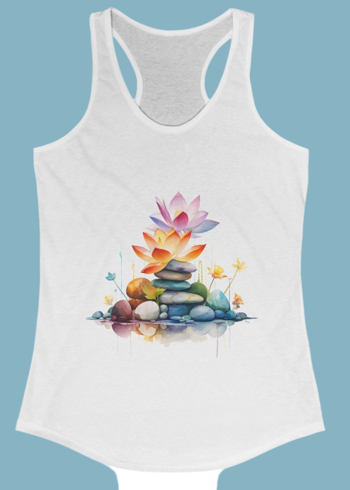 Tank Top, Stone Stack, Racerback