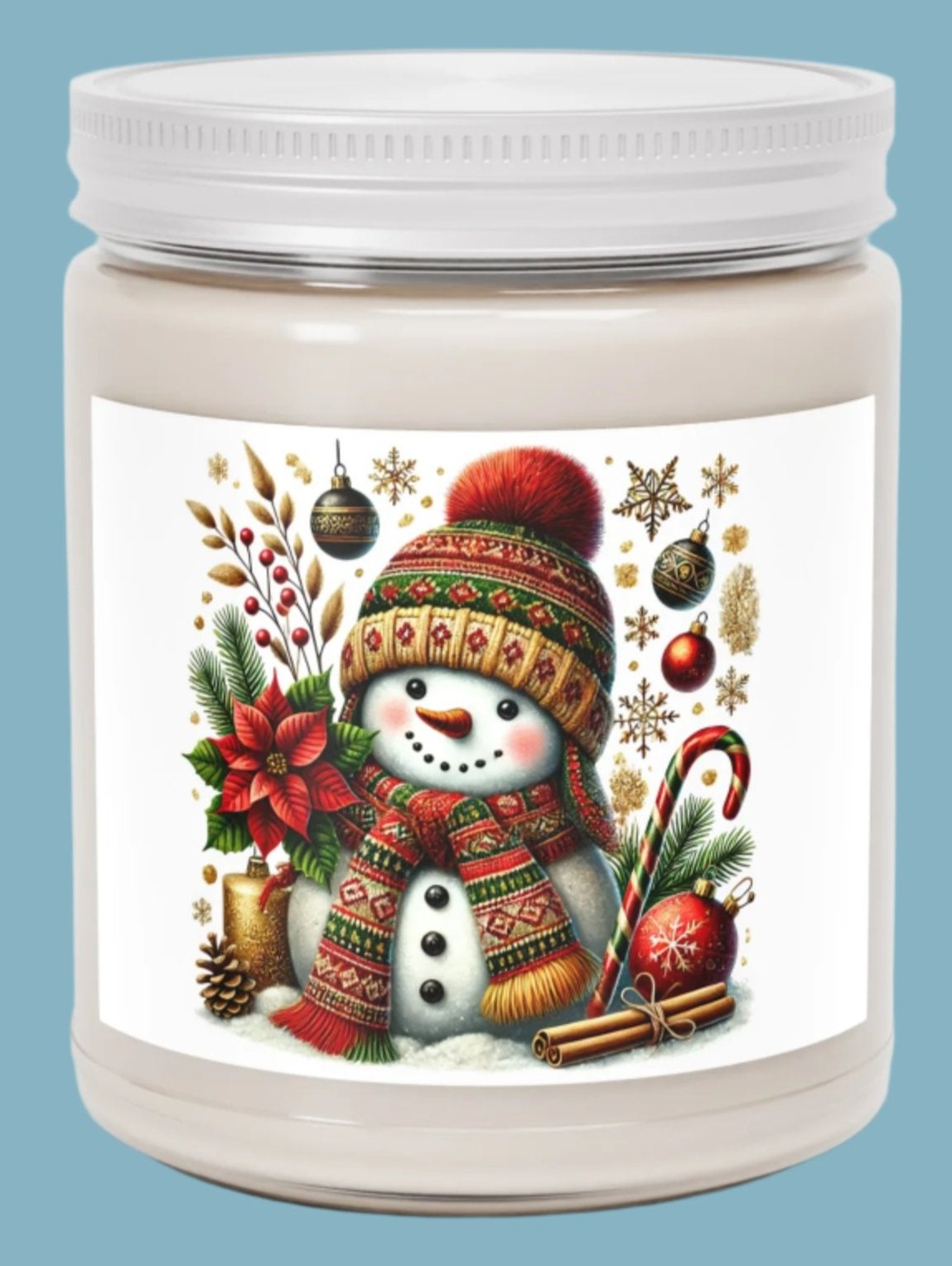 Candle, Jar, Christmas, Winter, Scented