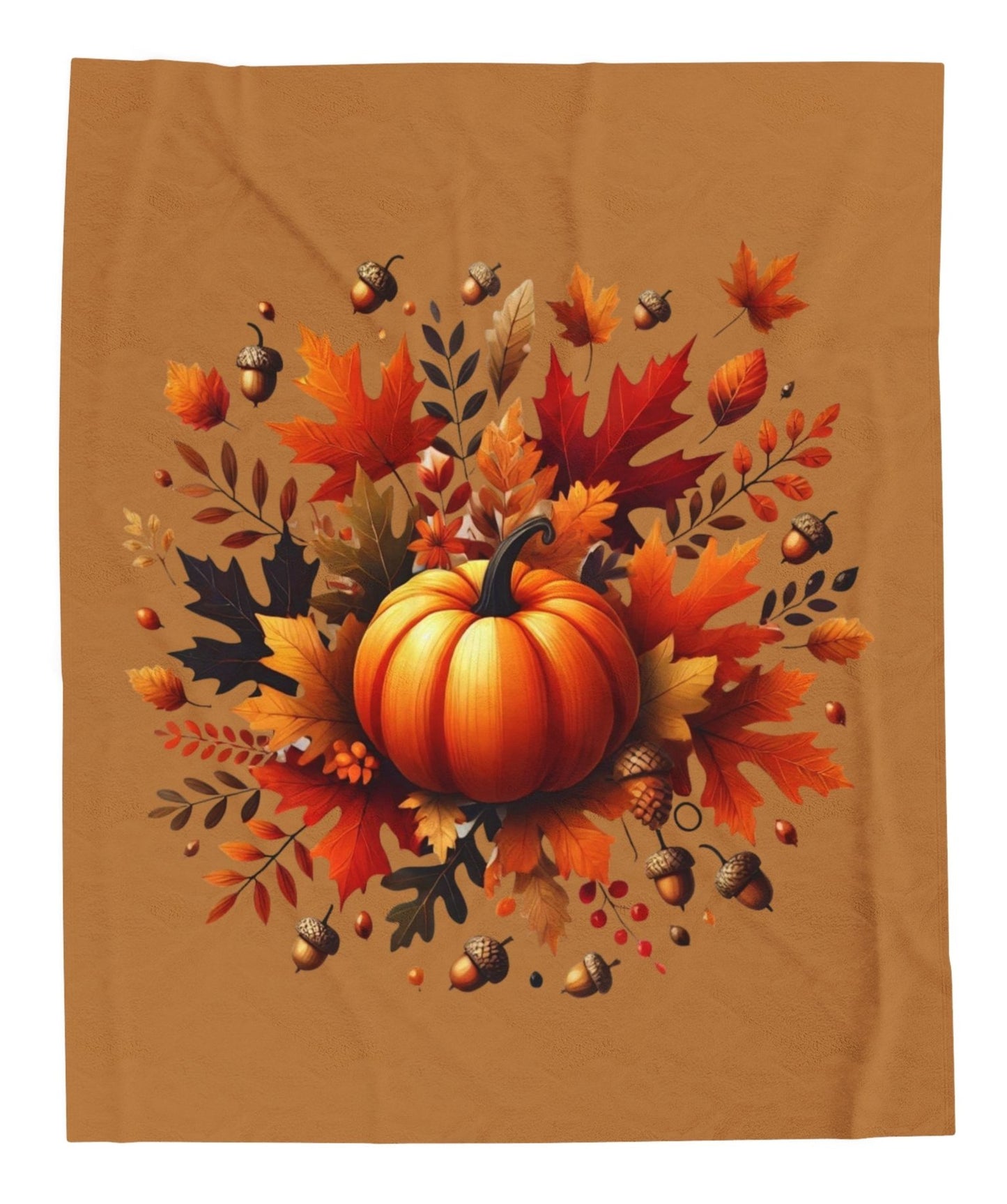 Throw, Autumn, Velveteen Plush, Blanket
