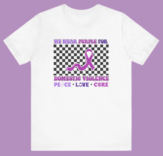 T-shirt, Awareness, Domestic Violence, Cotton Tee