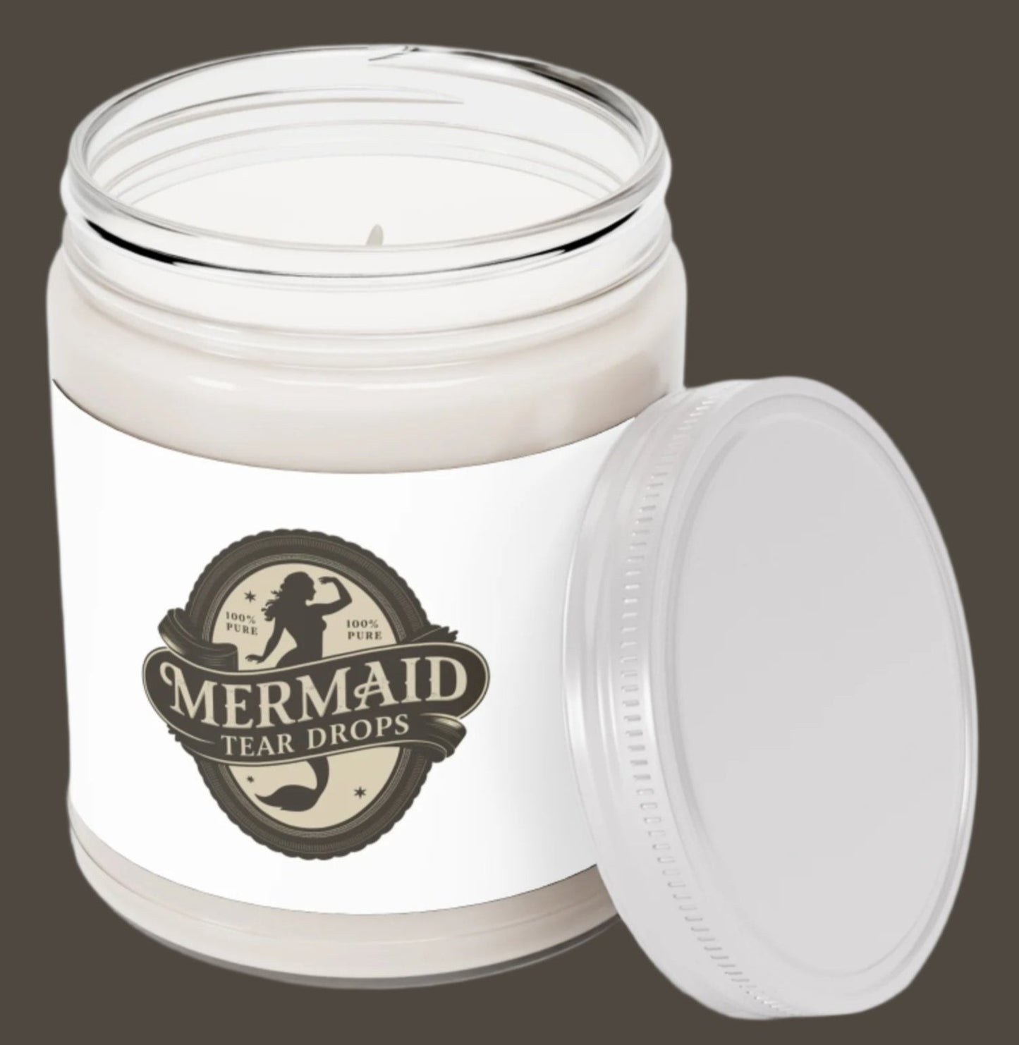 Candle, Jar, Mermaid Tear Drops, Scented, Set