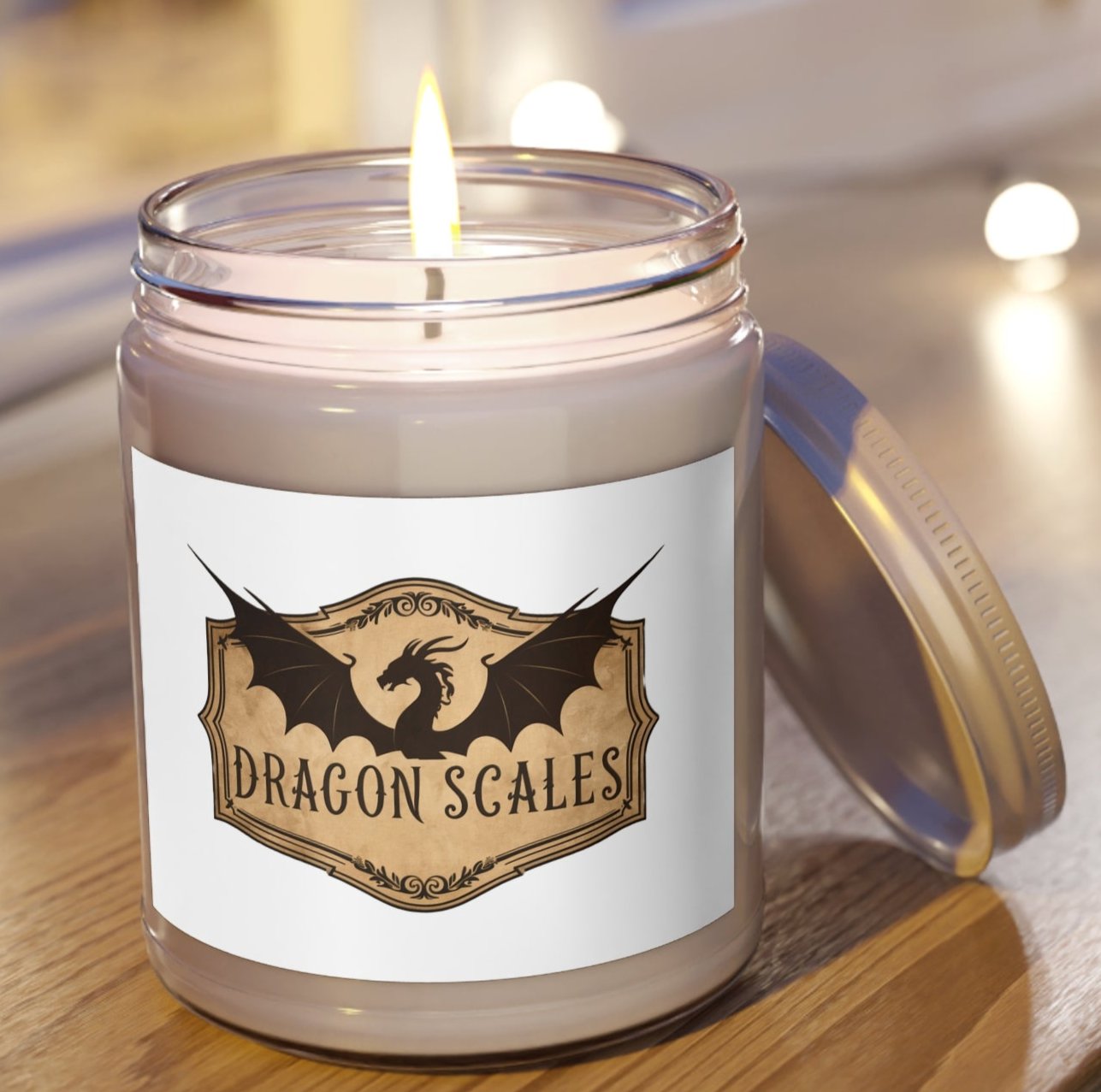 Candle, Jar, Dragon Scales, Scented, Set