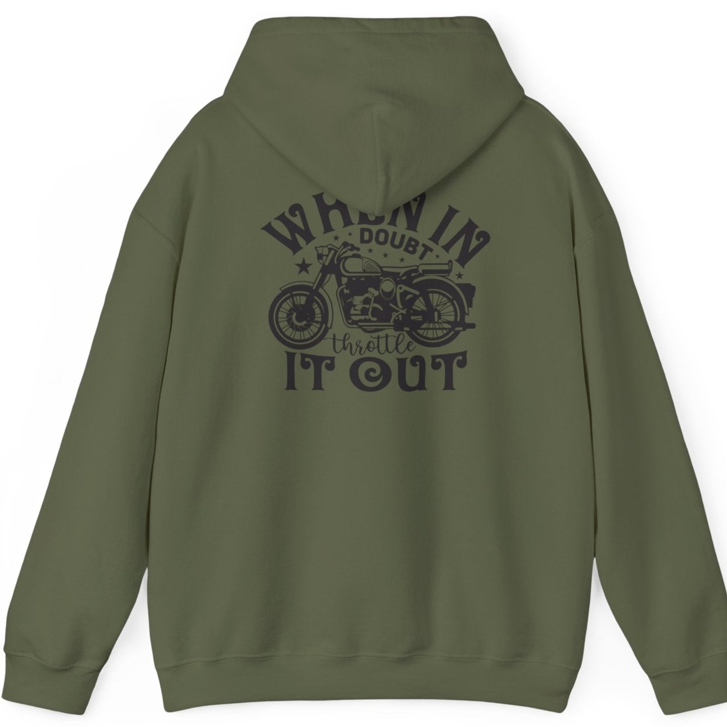 Hoodie, Biker, Hooded Sweatshirt