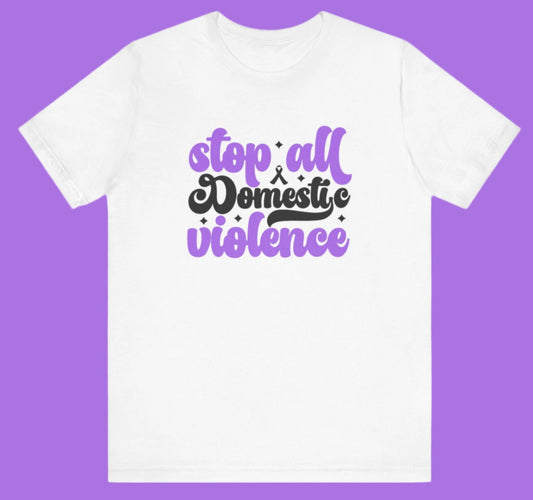 T-shirt, Awareness, Domestic Violence, Cotton Tee