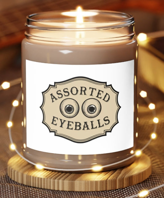 Candle, Jar, Assorted Eyeballs, Scented, Set