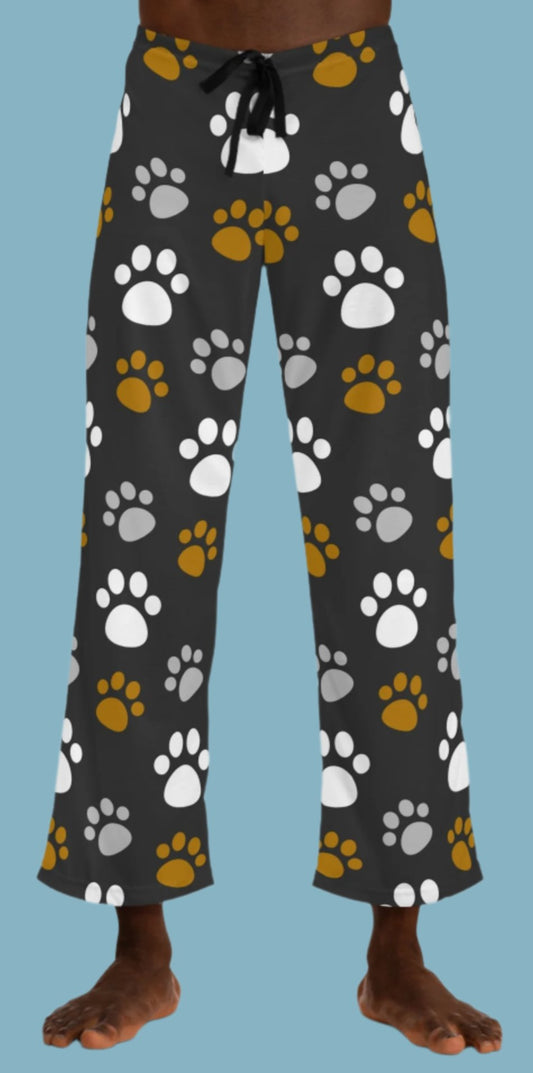PJ Bottoms, Paw Prints, Pajama Pants