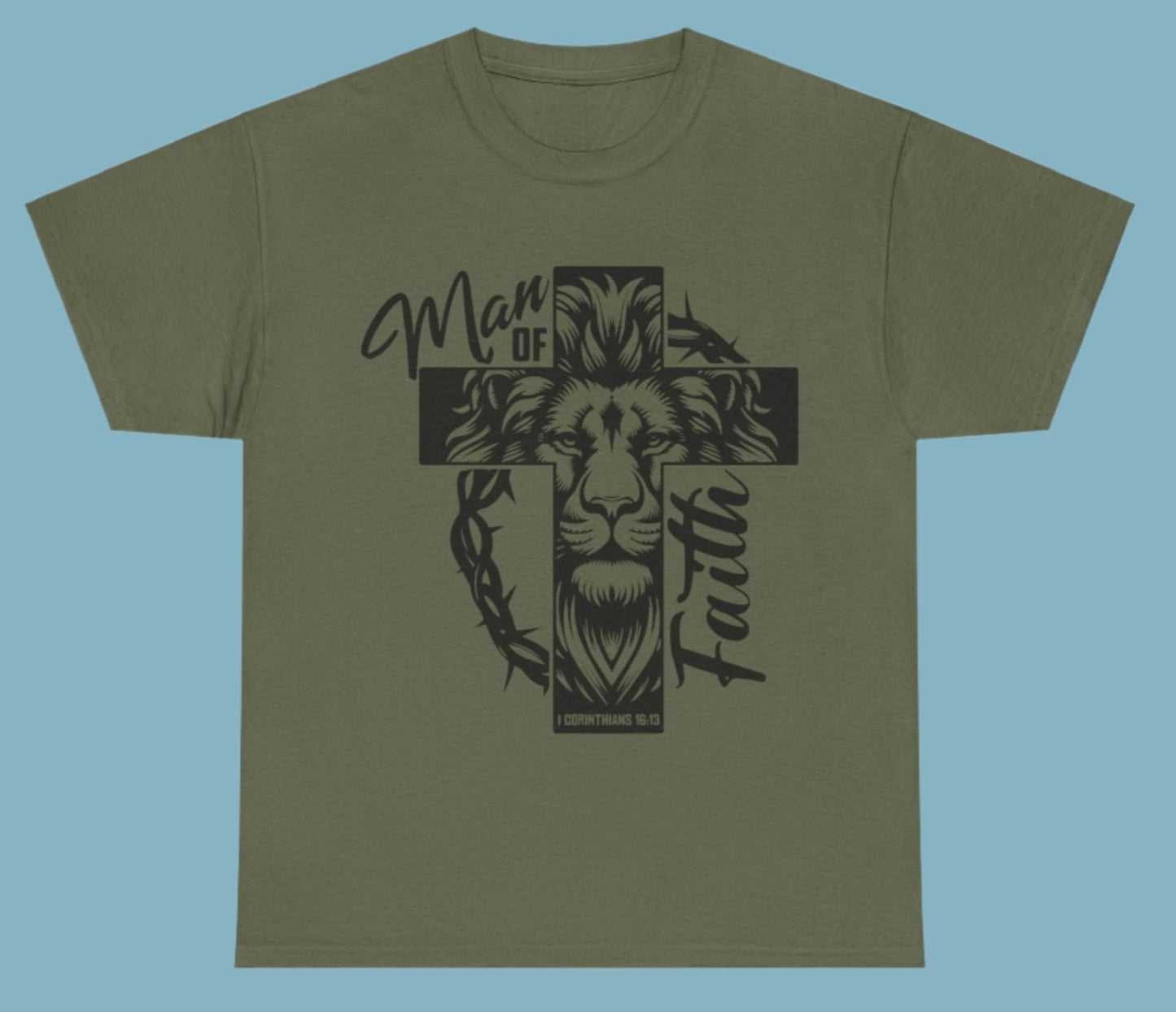 T-shirt, Man of Faith, Cotton Tee
