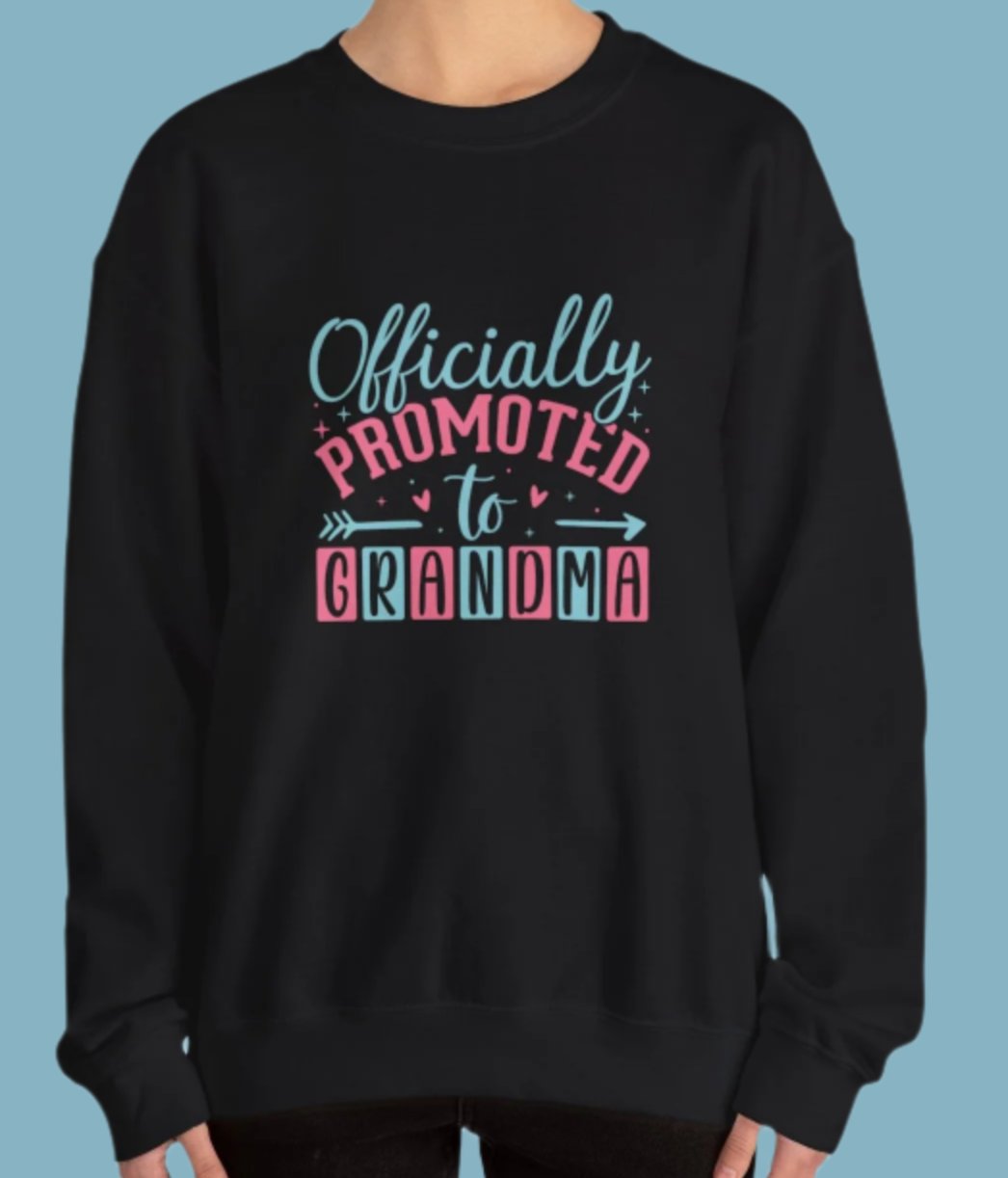 Sweater, Grandparents, Crewneck, Sweatshirt