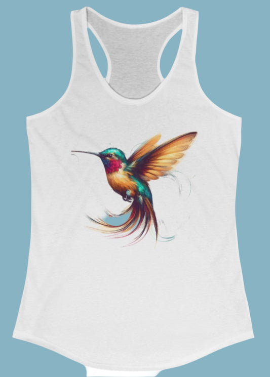 Tank Top, Hummingbird, Racerback