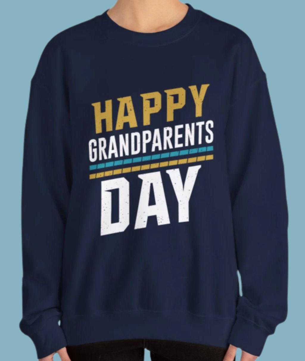 Sweater, Grandparents, Crewneck, Sweatshirt