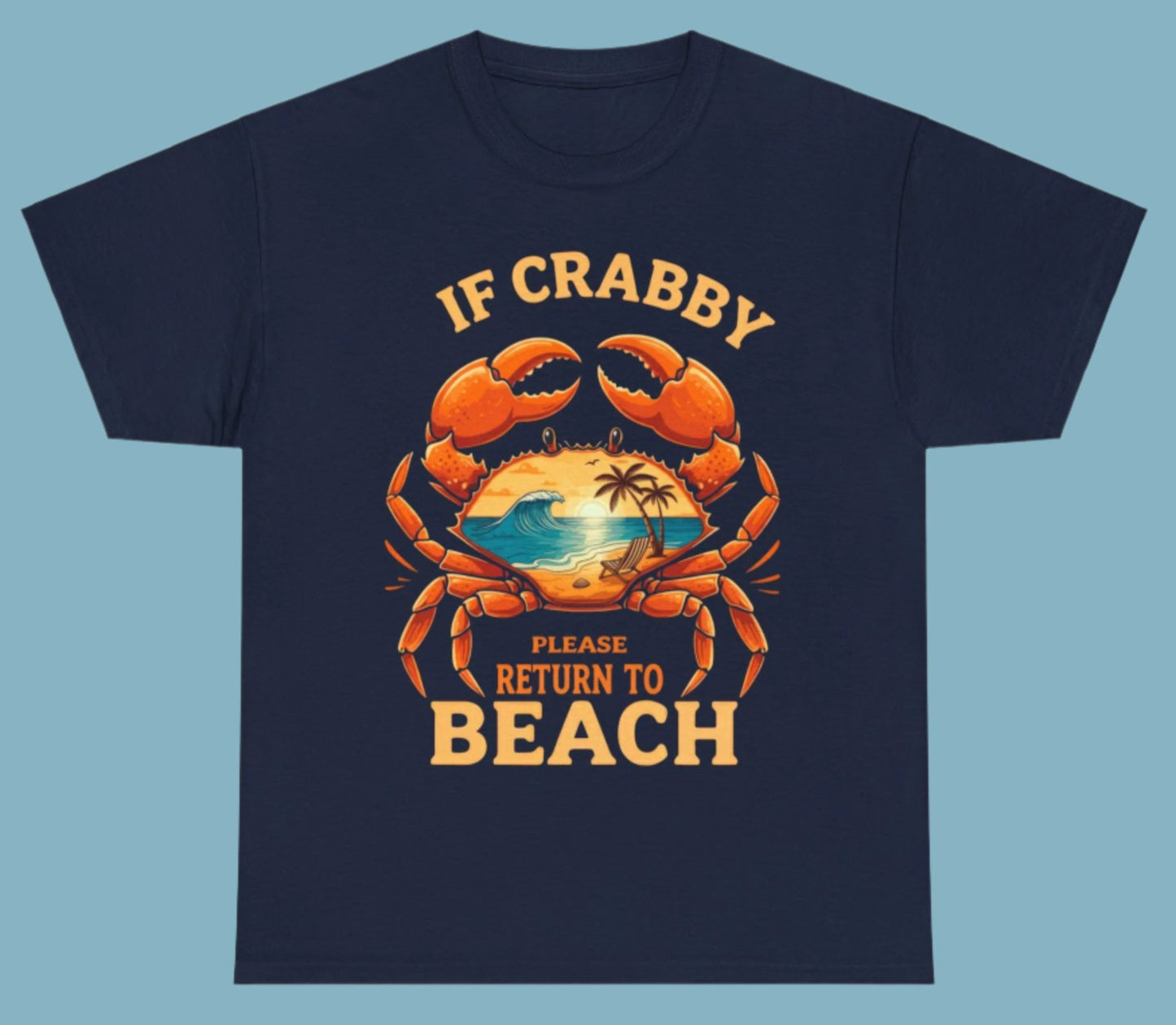 T-shirt, Beach, Funny, Cotton Tee