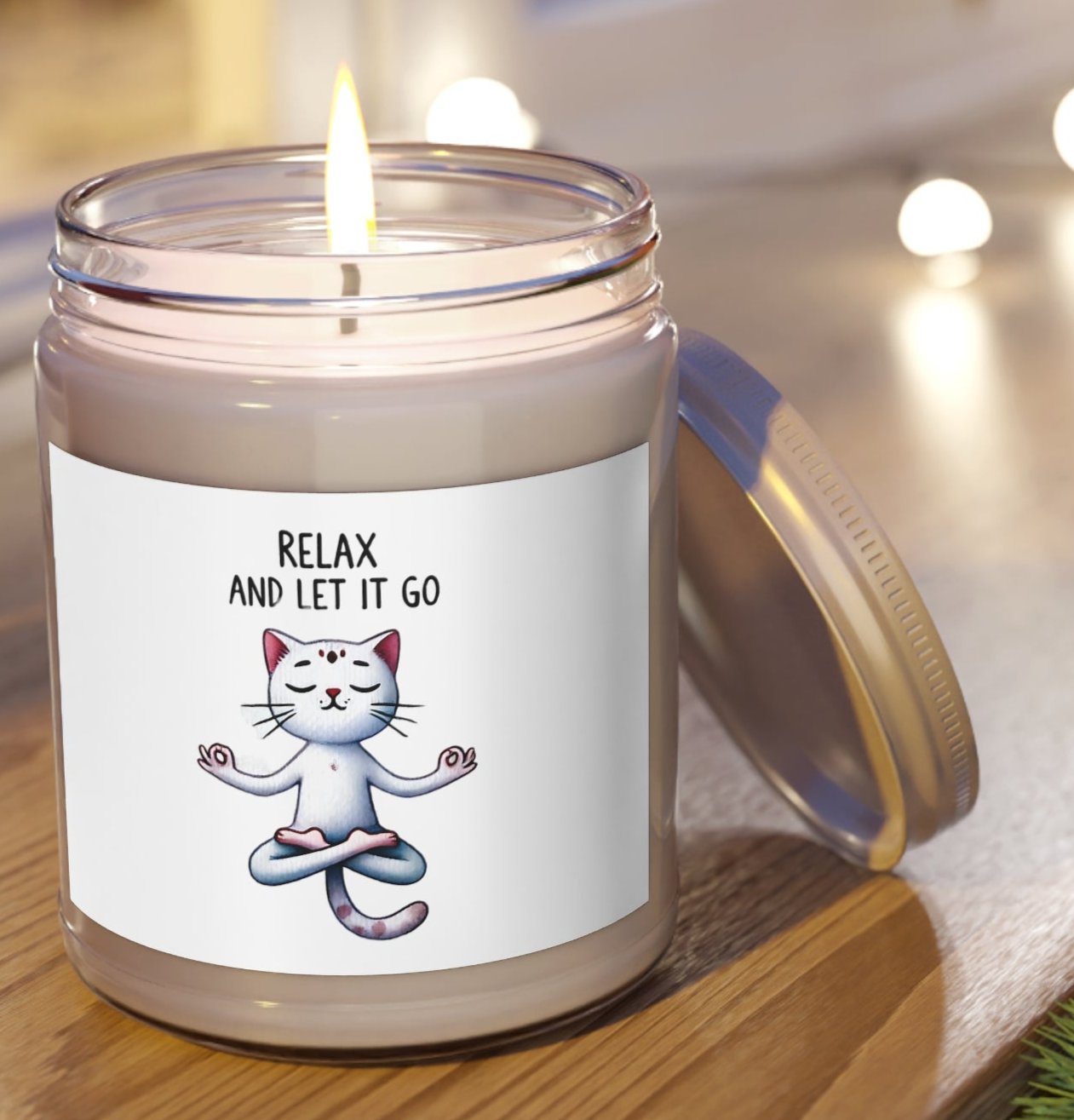 Candle, Jar, Scented