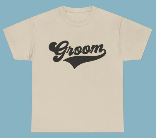 T-shirt, Groom, Cotton Tee