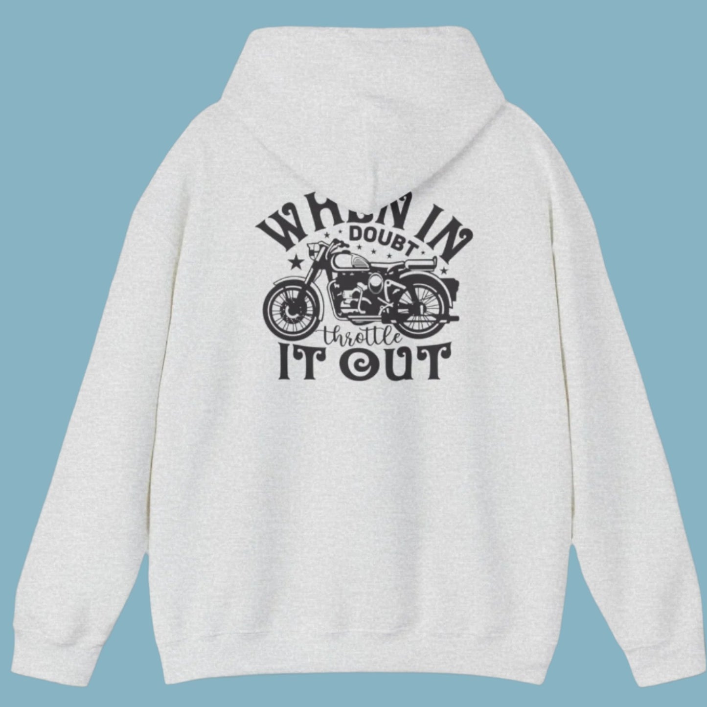 Hoodie, Biker, Hooded Sweatshirt