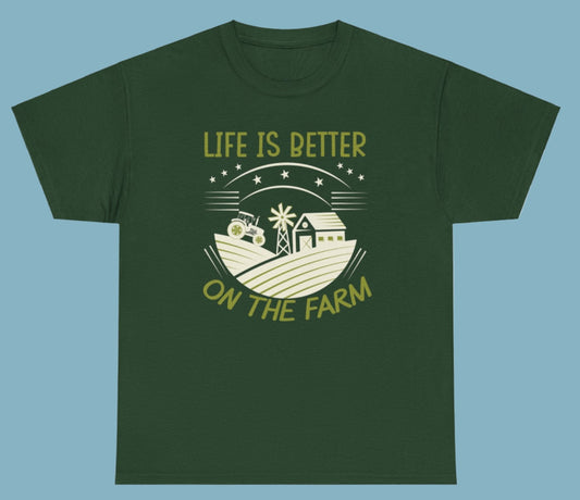 T-shirt, Farm, Cotton Tee