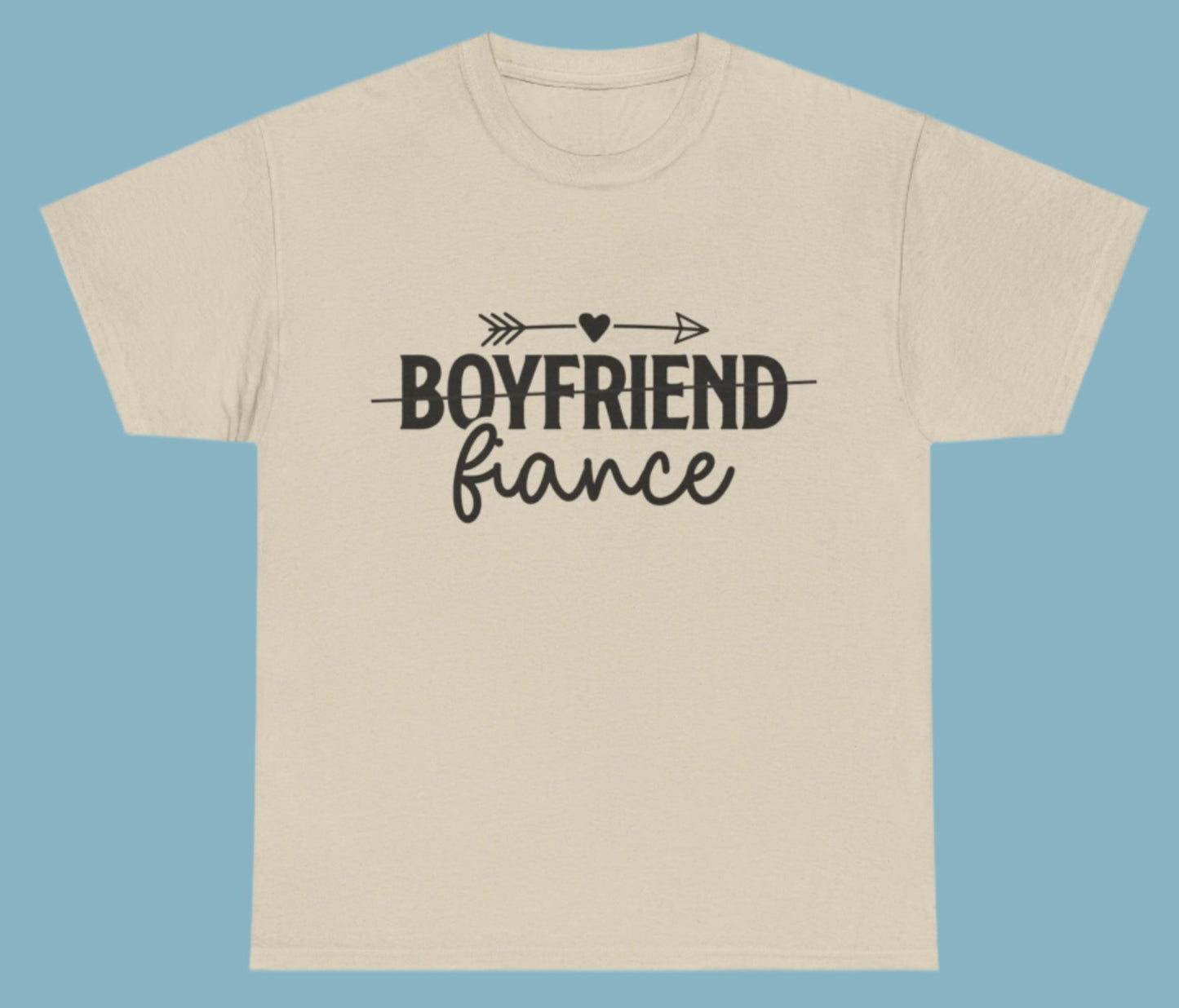 T-shirt, Fiance, Cotton Tee