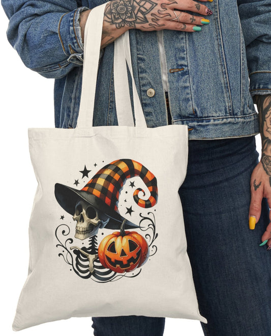 Tote, Hallowe'en, Canvas Bag, Natural, Shopping Bag