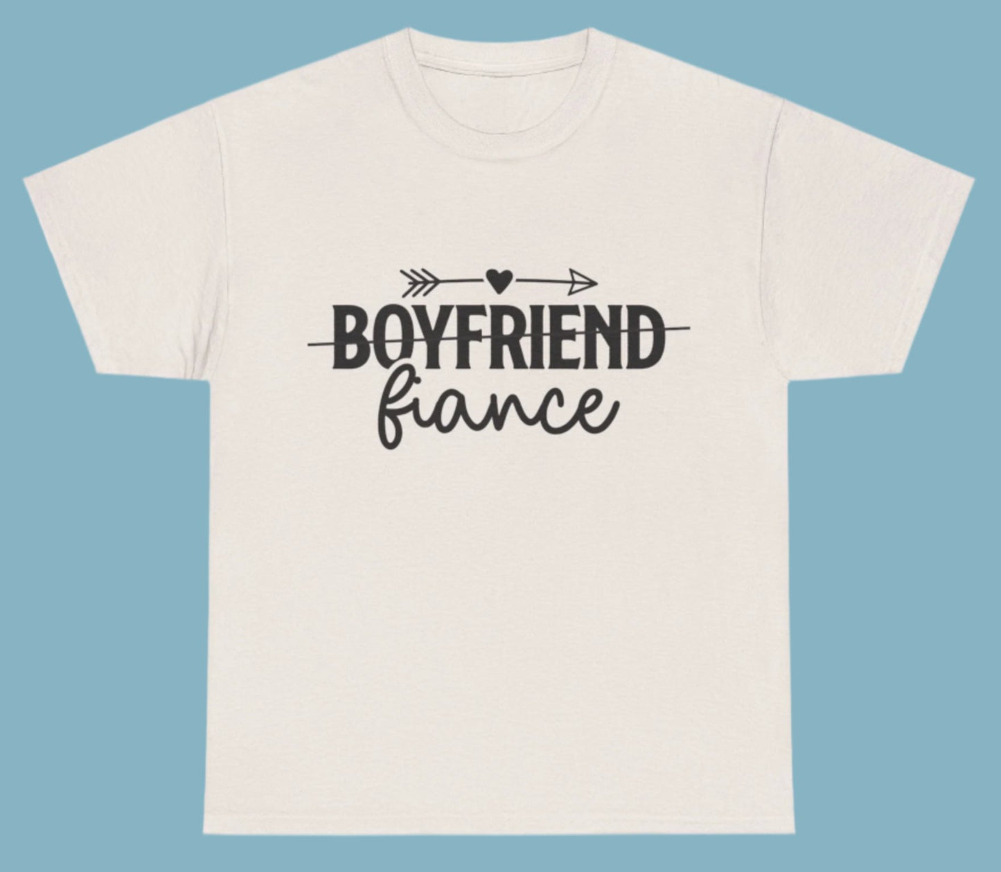 T-shirt, Fiance, Cotton Tee