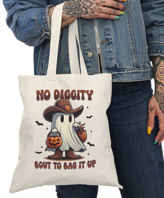 Tote, Hallowe'en, Canvas Bag, Natural, Shopping Bag
