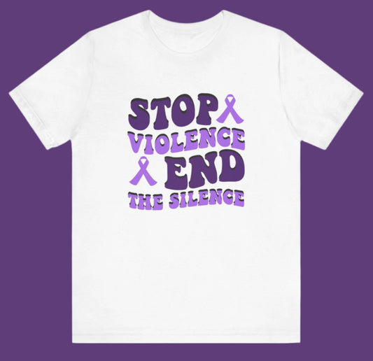 T-shirt, Awareness, Domestic Violence, Cotton Tee