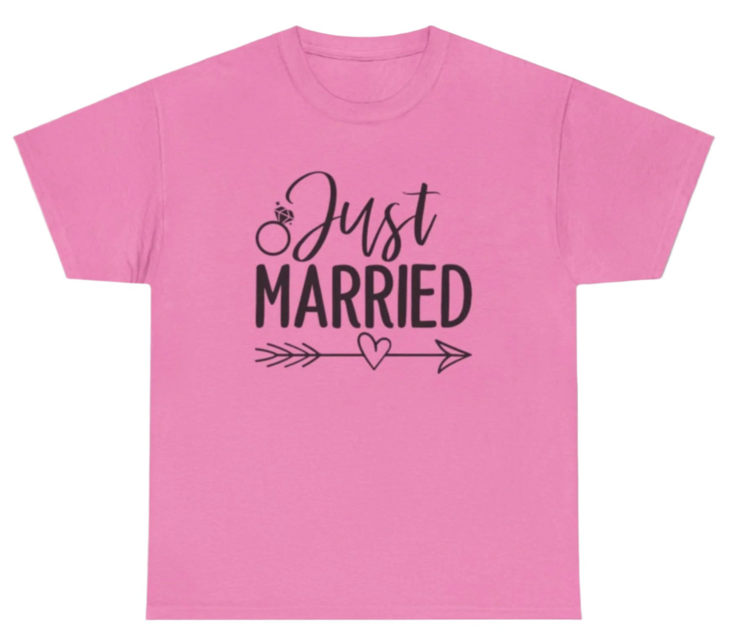 T-shirt, Just Married, Cotton Tee
