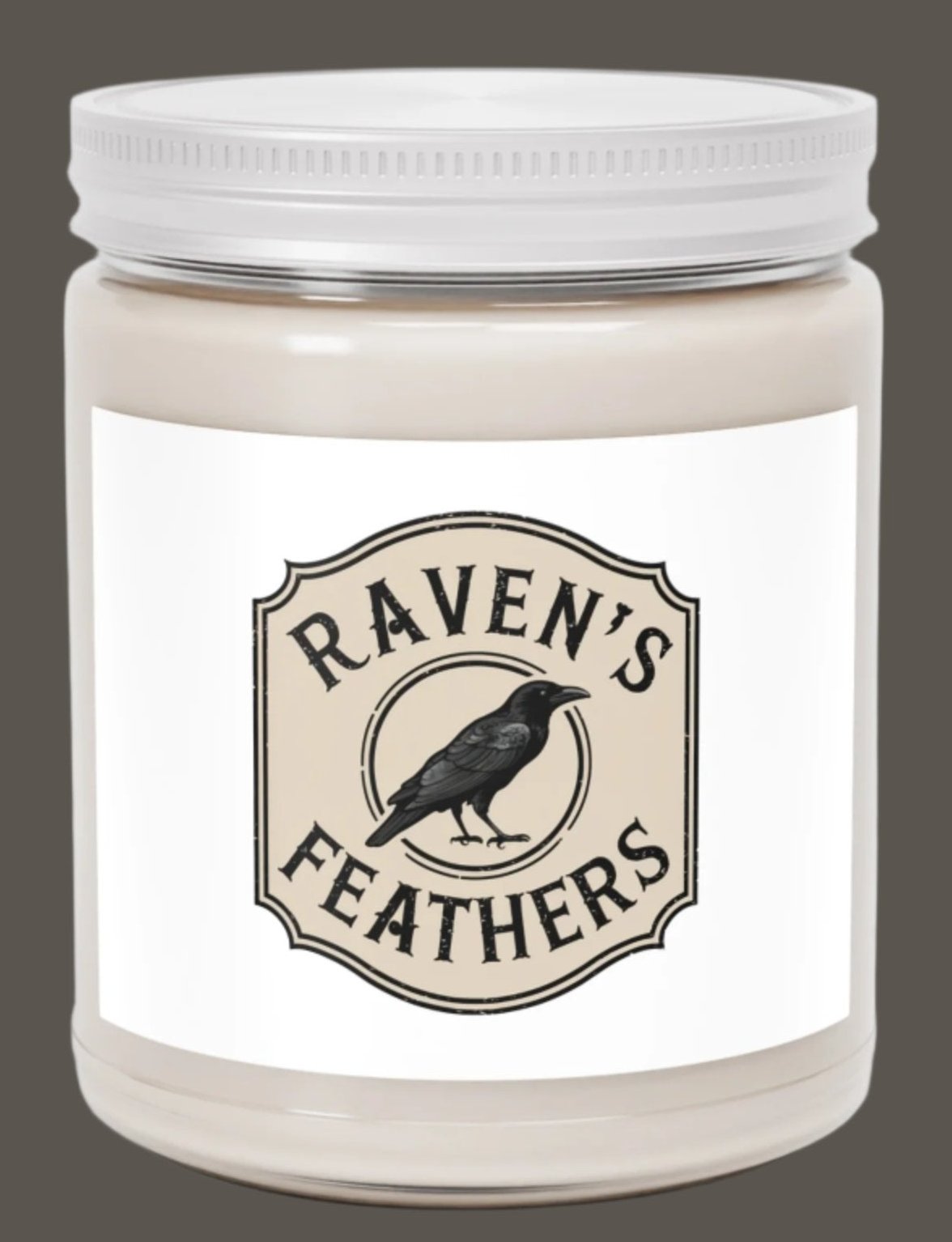 Candle, Jar, Raven's Feathers, Scented, Set