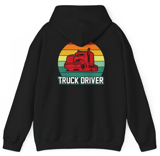 Hoodie, Trucker, Hooded Sweatshirt