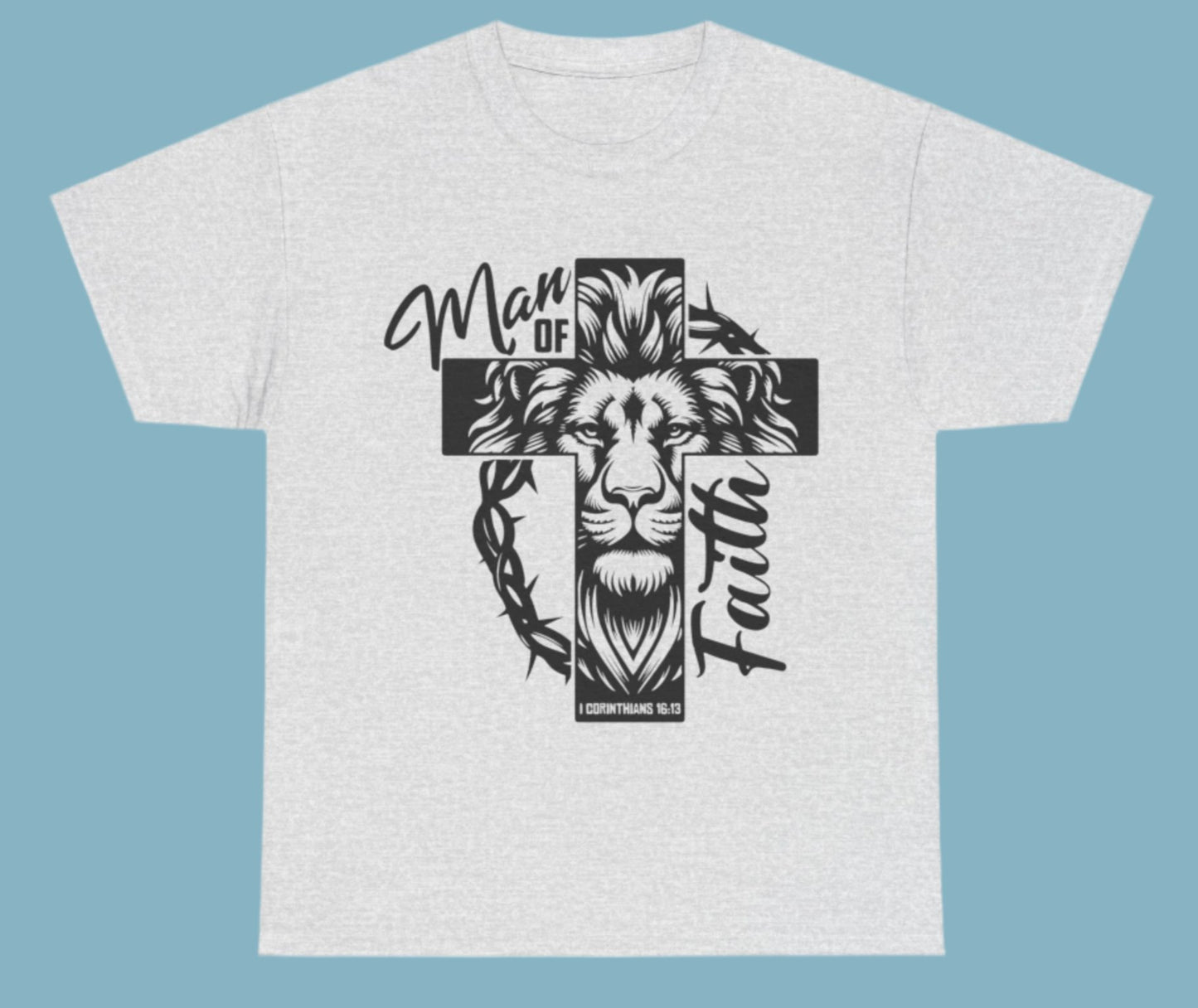 T-shirt, Man of Faith, Cotton Tee
