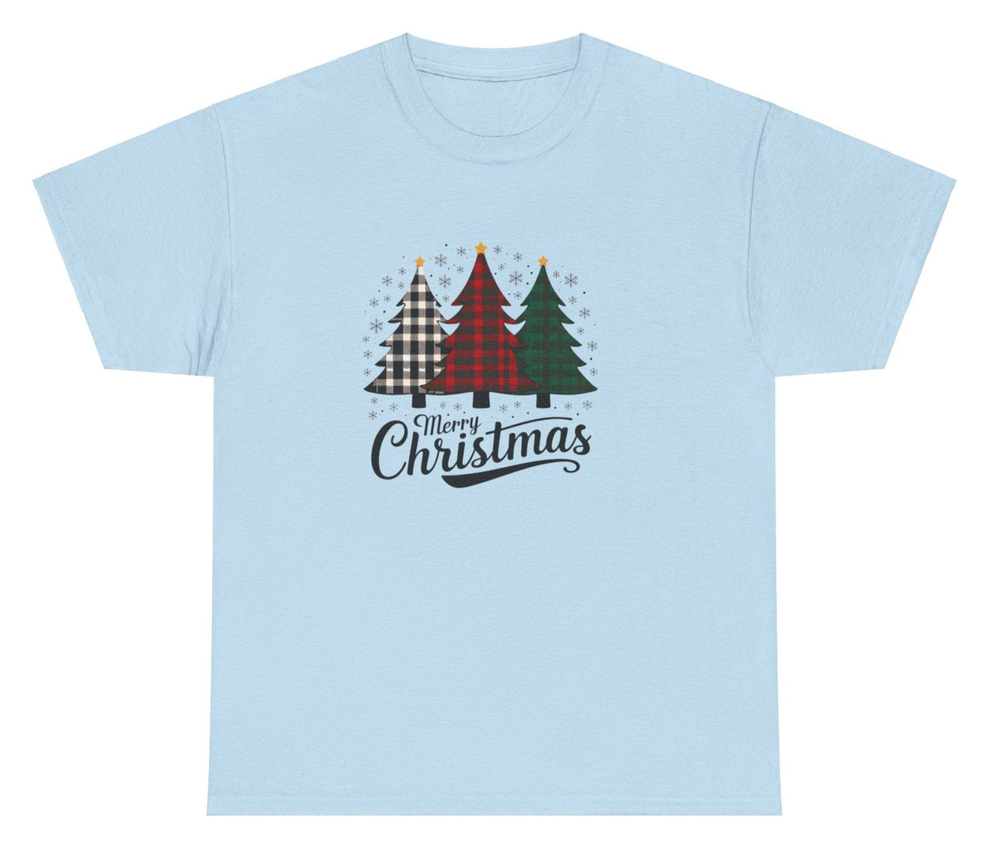 T-shirt, Christmas, Tree Trio,  Cotton Tee