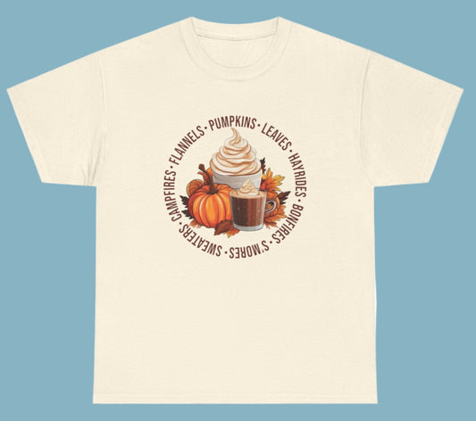 T-shirt, Autumn, Fall, Cotton Tee