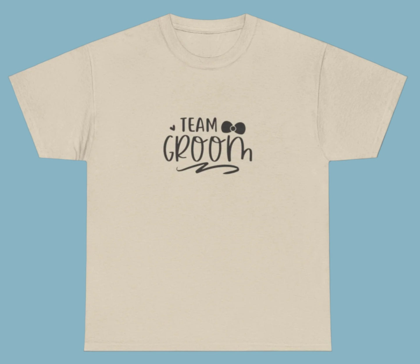 T-shirt, Team Groom, Cotton Tee