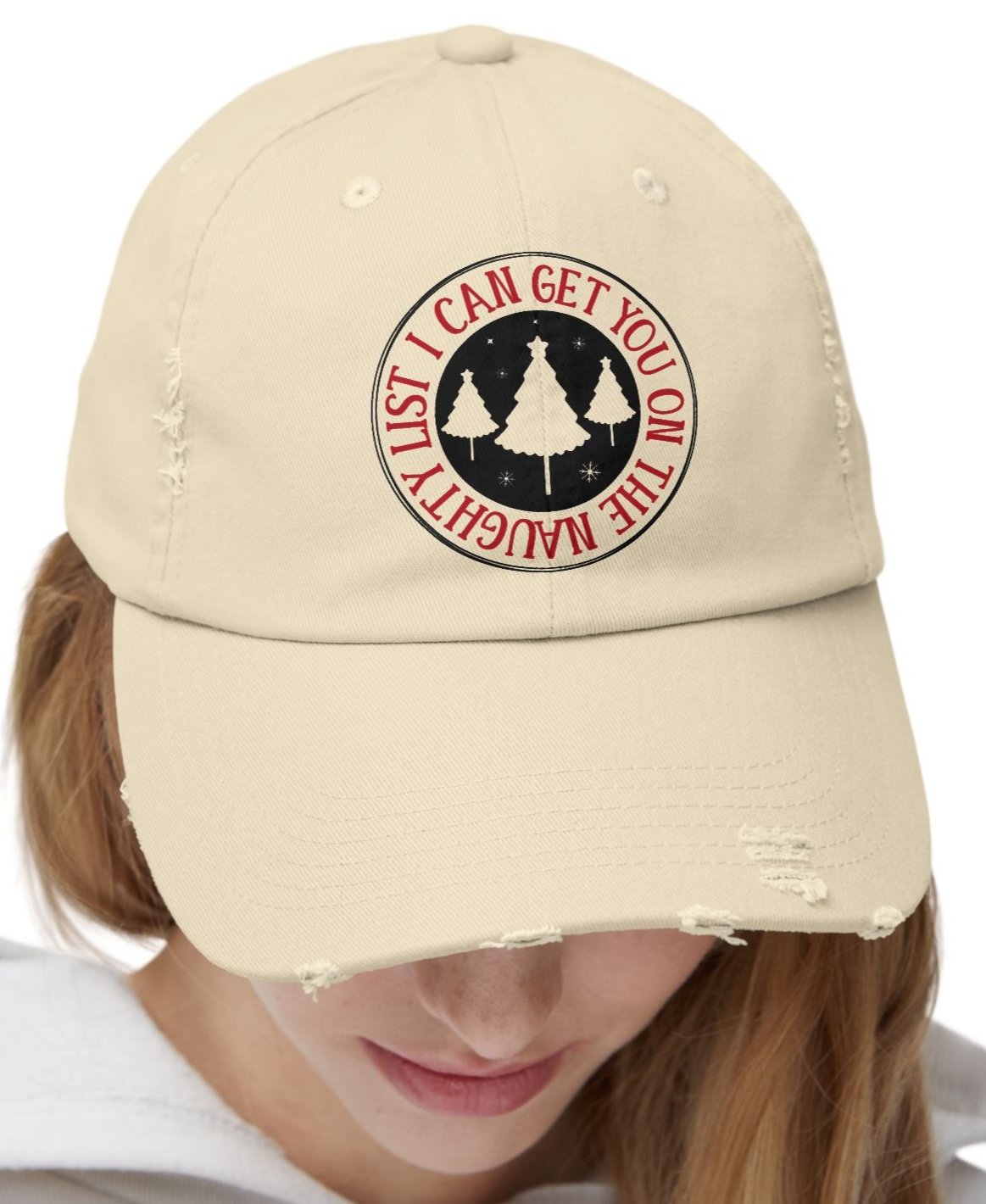 Hat, Cap, Christmas, Naughty List, Funny