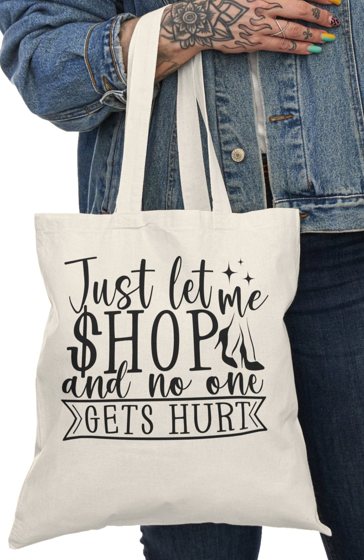 Shopping Bag, Canvas, Natural, Tote, Carry All