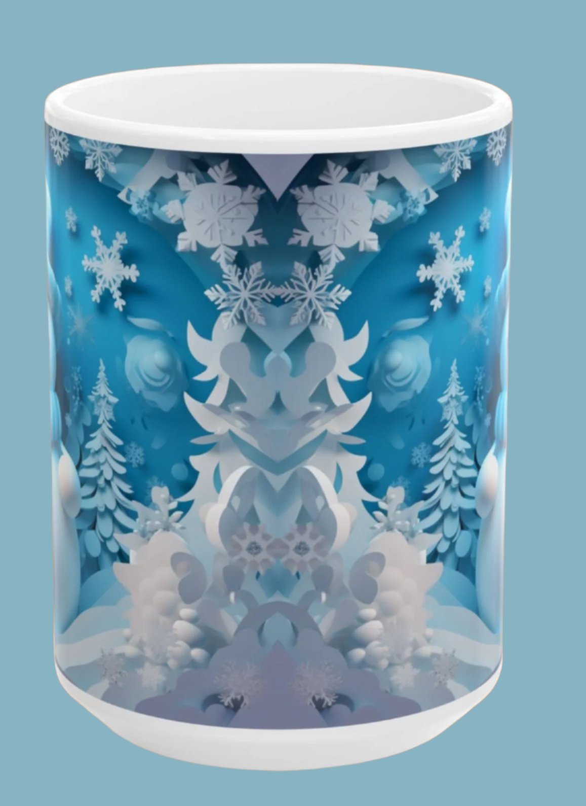 Coffee, Mug, Cup, Christmas, Snowman, Ceramic, (11oz, 15oz)