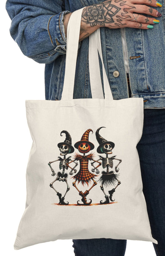 Tote, Hallowe'en, Canvas Bag, Natural, Shopping Bag