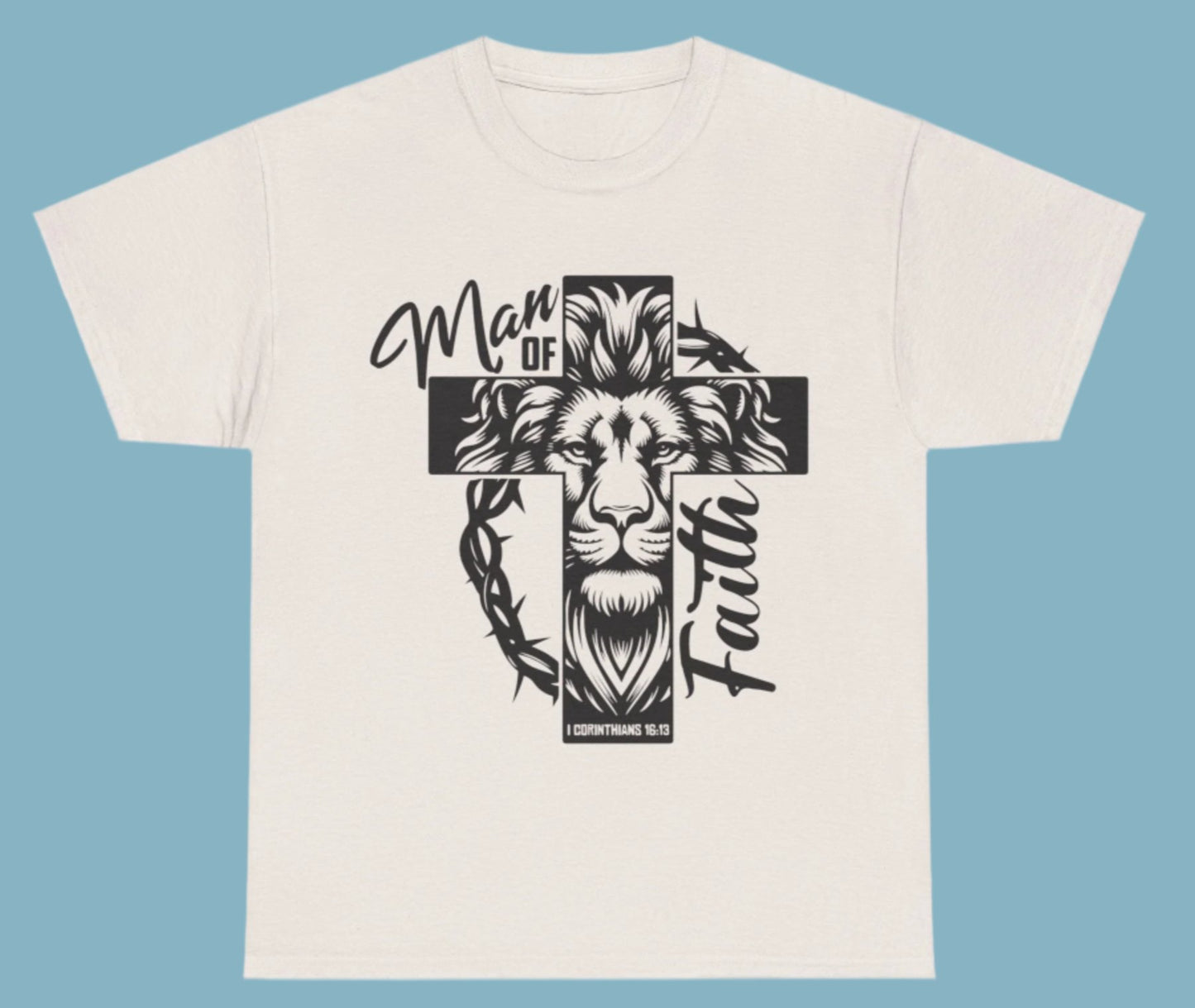 T-shirt, Man of Faith, Cotton Tee