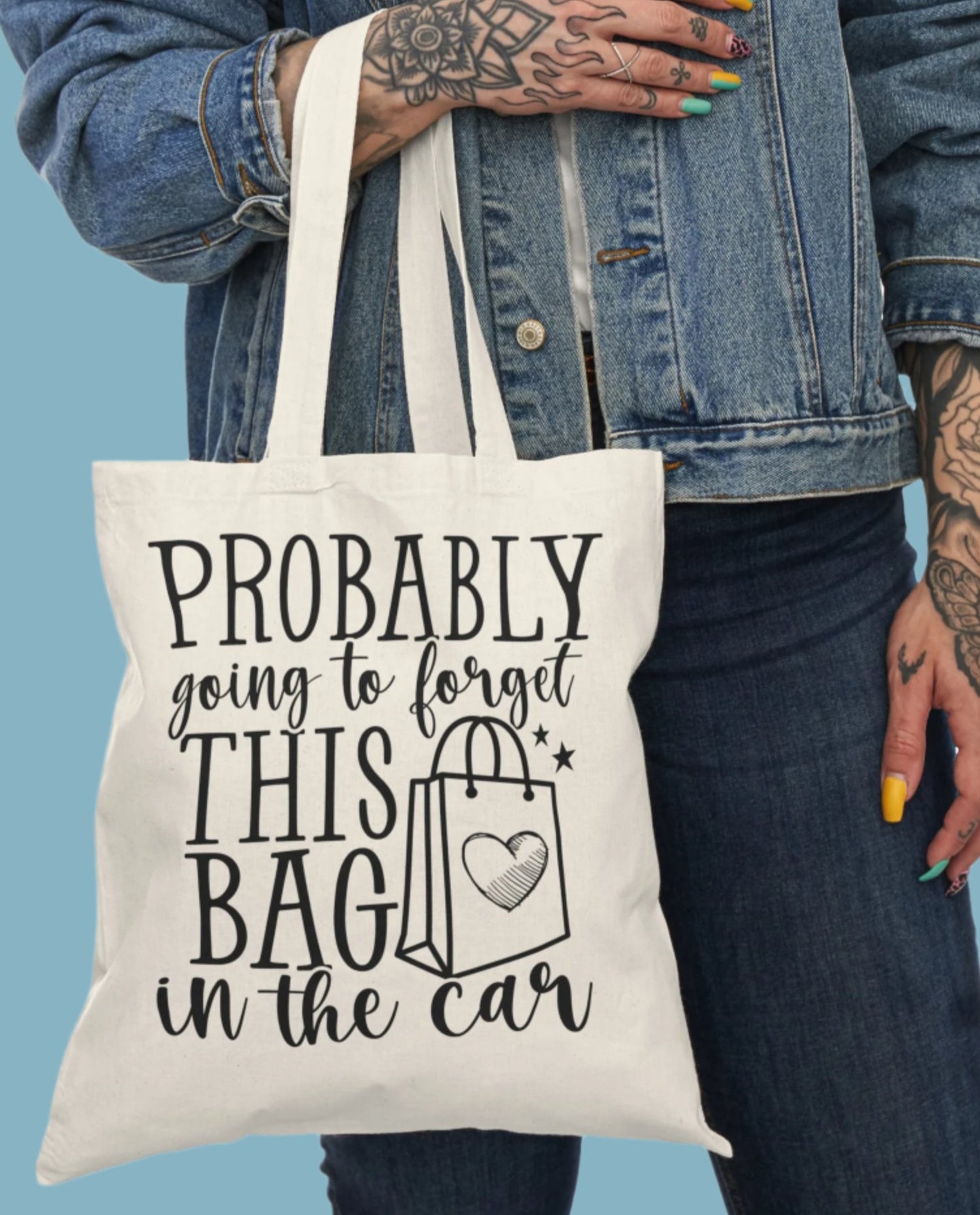 Shopping Bag, Canvas, Natural, Tote, Carry All
