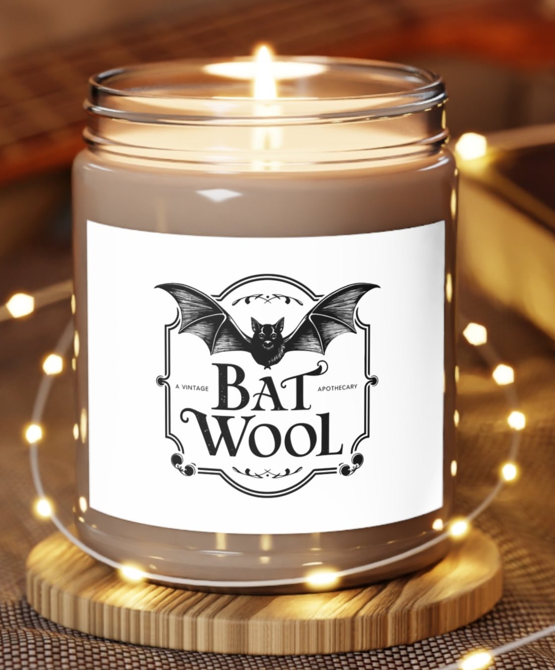 Candle, Jar, Bat Wool, Scented, Set