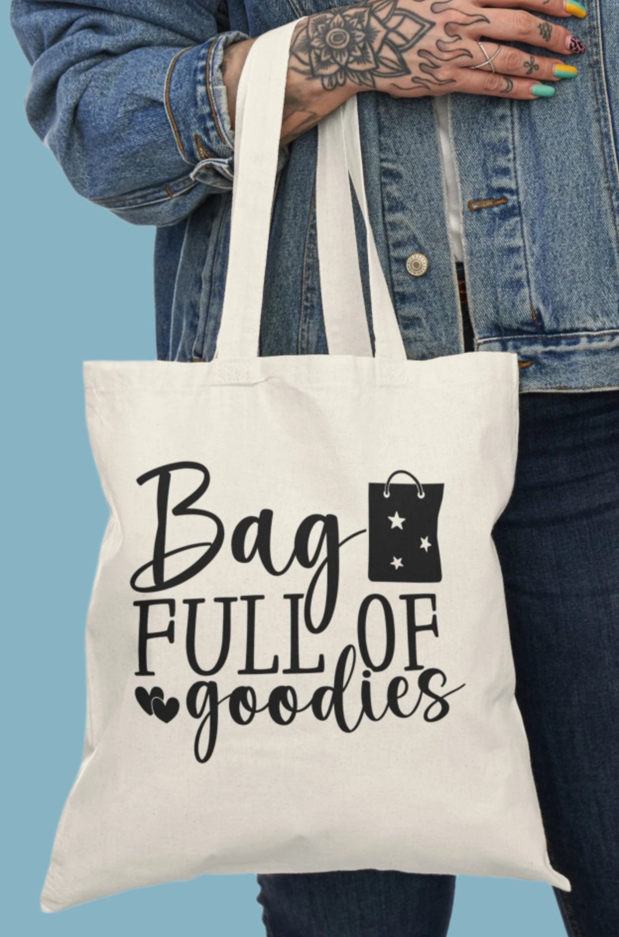Shopping Bag, Canvas, Natural, Tote, Carry All