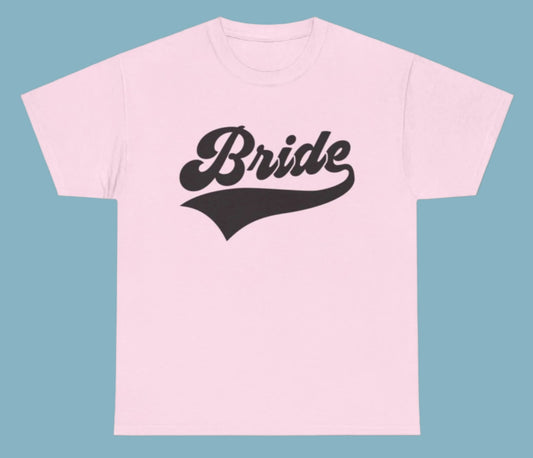 T-shirt, Bride, Cotton Tee