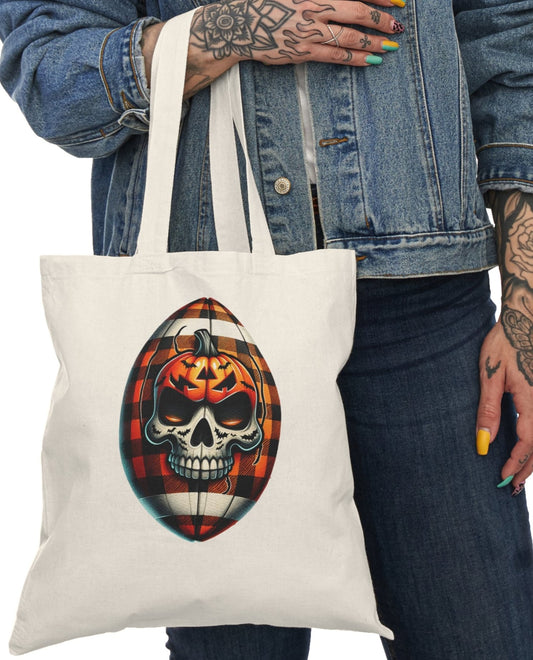 Tote, Hallowe'en, Canvas, Natural, Tote Bag