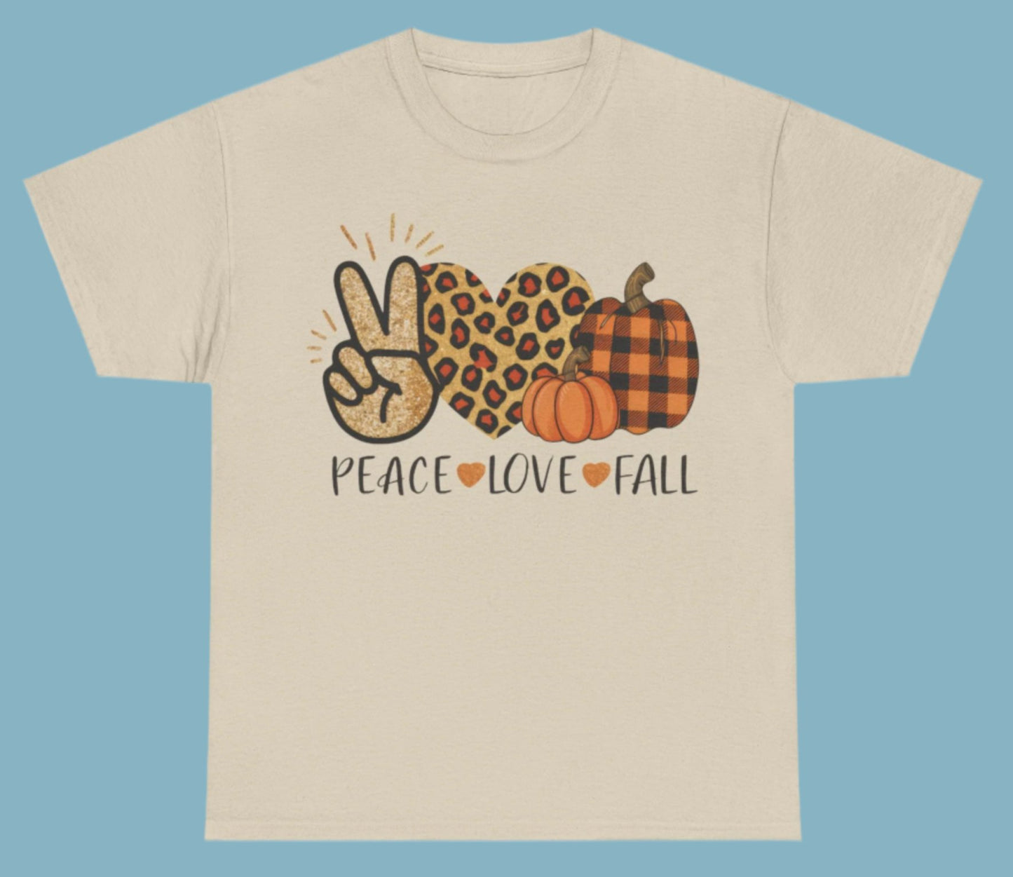 T-shirt, Autumn, Peace Love, Fall, Cotton Tee