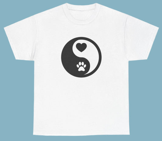 T-shirt, Ying Yang Pet, Cotton Tee