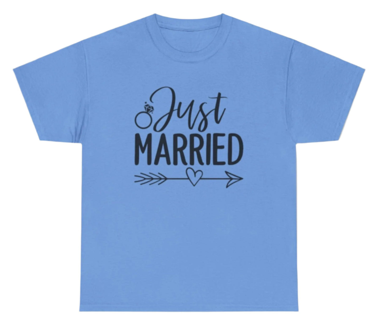 T-shirt, Just Married, Cotton Tee