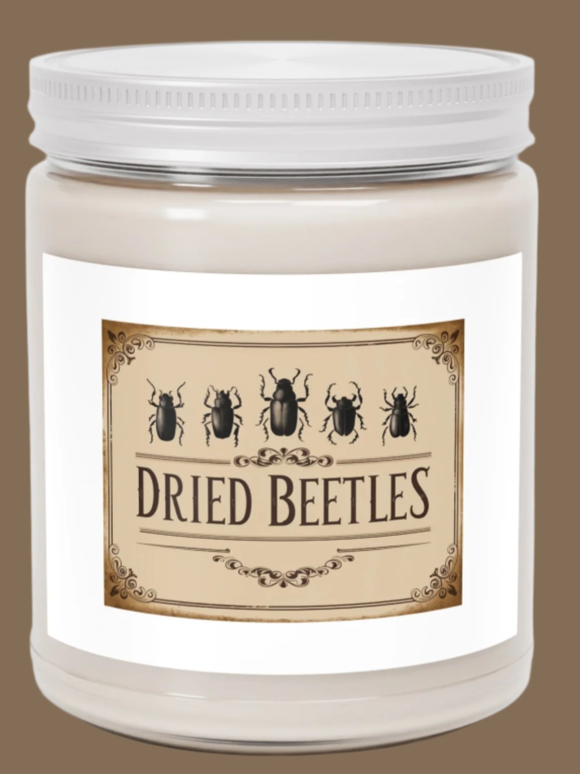 Candle, Jar, Dried Beetles, Scented, Set